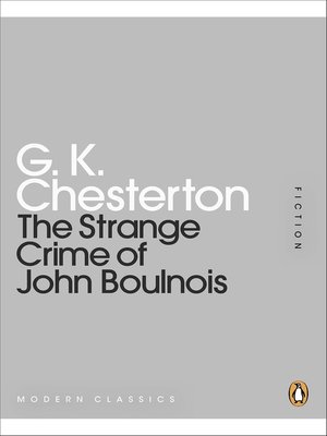 cover image of The Strange Crime of John Boulnois